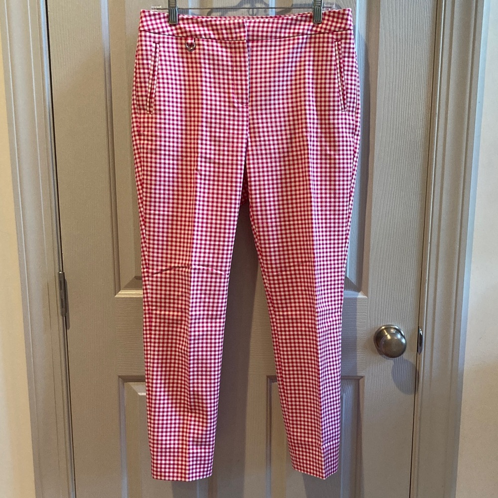 EUC Adrianna Papell Pink/White Pants